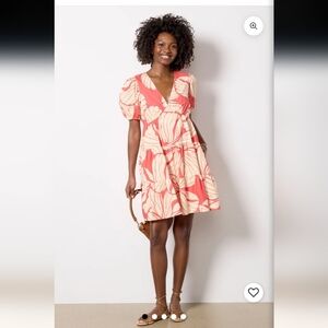 Evereve Hutch SS V Neck Mini Dress